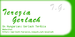 terezia gerlach business card